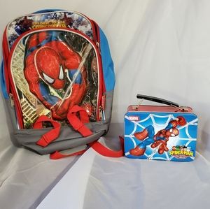 Spiderman Backpack with Mini Storage Tin